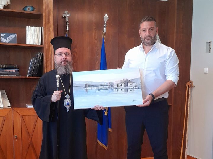 Ο Μητροπολίτης Αιτωλίας στον Αντιπεριφερειάρχη Αιτωλοακαρνανίας
