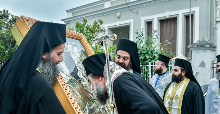 Υποδοχή της Ιεράς και Θαυματουργού Εικόνoς της Παναγίας «Ξενιάς» στις Σέρρες