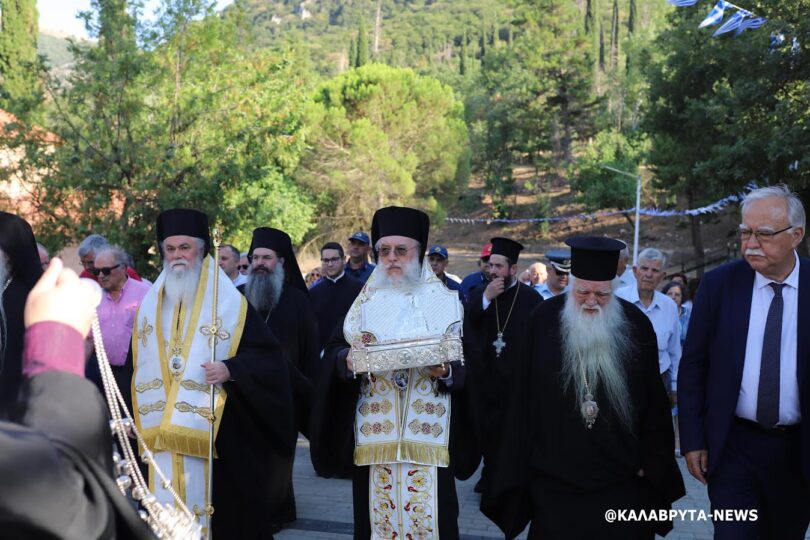 Στην Μονή Αγίας Λαύρας τα Ιερά λείψανα του Οσίου Αθανασίου Χαμακιώτου