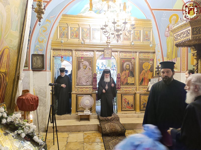Το Πατριαρχείο Ιεροσολύμων γιόρτασε τη μνήμη του Αγίου Μεγαλομάρτυρα Παντελεήμονα