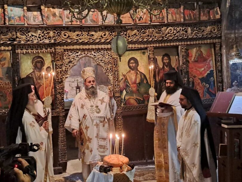 Ο Μητροπολίτης Ιωαννίνων στα Μεθέορτα της Κοιμήσεως στην εορτάζουσα Μονής Βελλάς