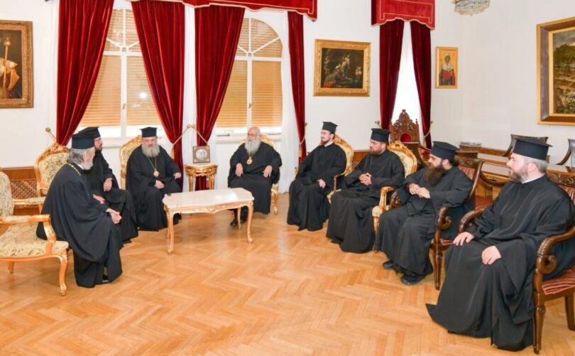 Ο Αρχιεπίσκοπος Κύπρου υποδέχθηκε τον Επίσκοπο Πραχοβεάνου