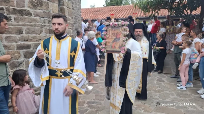 Στην Παναγία της Αρεθιώτισσας ο Μητροπολίτης Αιτωλίας