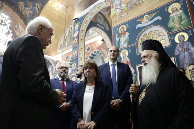 Στην Παναγία Σουμελά στην Καστανιά Ημαθίας η ΠτΔ Κ. Σακελλαροπούλου