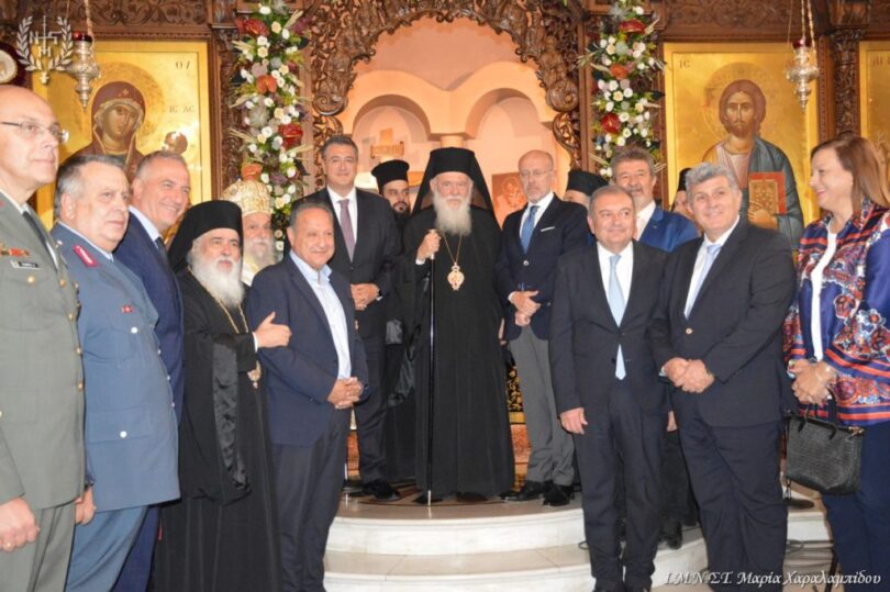 Ο Αρχιεπίσκοπος στη συνοδική Θεία Λειτουργία για τα 50 χρόνια της Ι. Μ. Νεαπόλεως και Σταυρουπόλεως