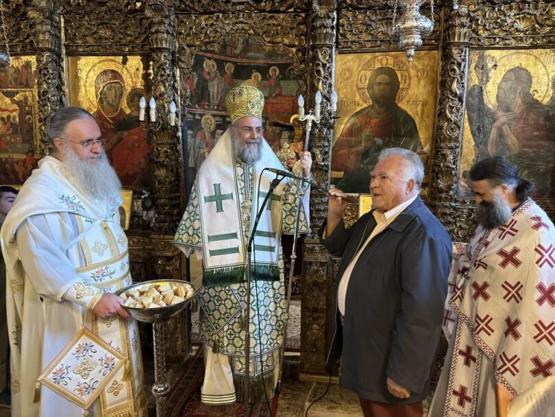 Θεία Λειτουργία στο Θεσπρωτικό Πρεβέζης από τον Μητροπολίτη Τρίκκης