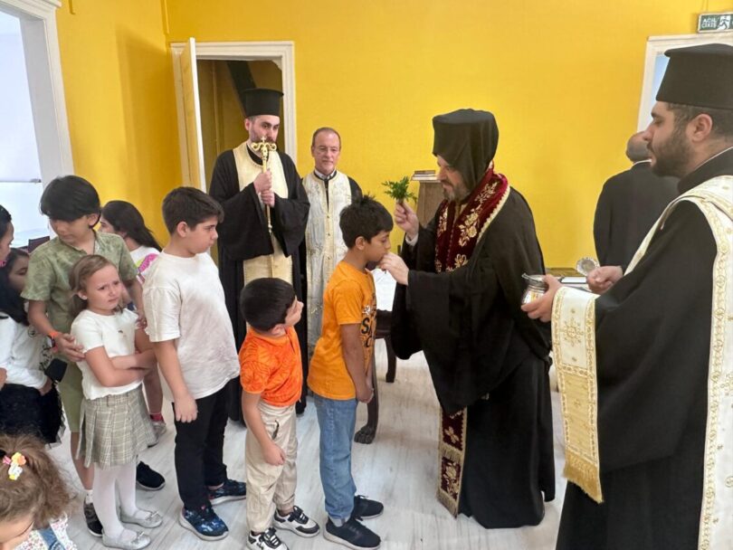 Τέλεσις Αγιασμού στη Κοινοτική Σχολή Αγίων Θεοδώρων Βλάγκας