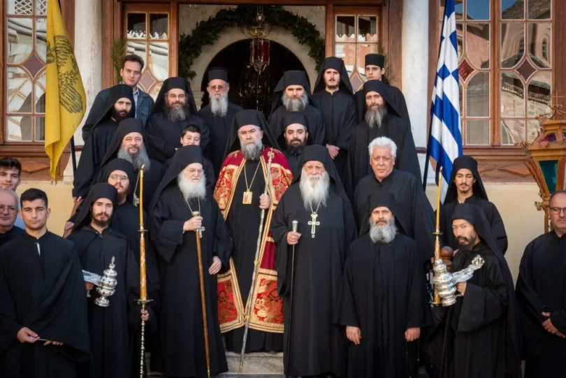 Άγιον Όρος: Πανήγυρις Παναγίας Οδηγητρίας στην Ιερά Μονή Ξενοφώντος