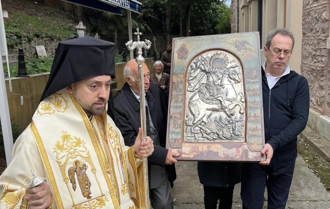 Η εορτή της ανακομιδής των Λειψάνων του Αγίου Γεωργίου στα Θεραπειά