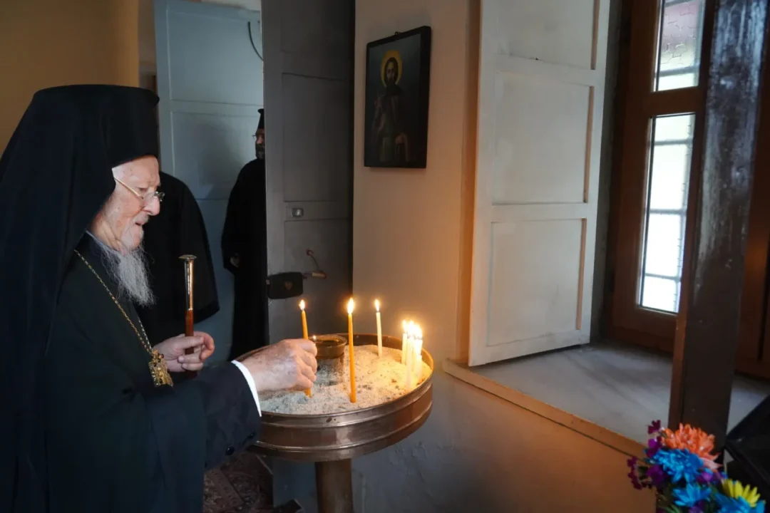 Ο Οικουμενικός Πατριάρχης στον Ιερό Ναό Αγίου Μηνά Υψωμαθείων