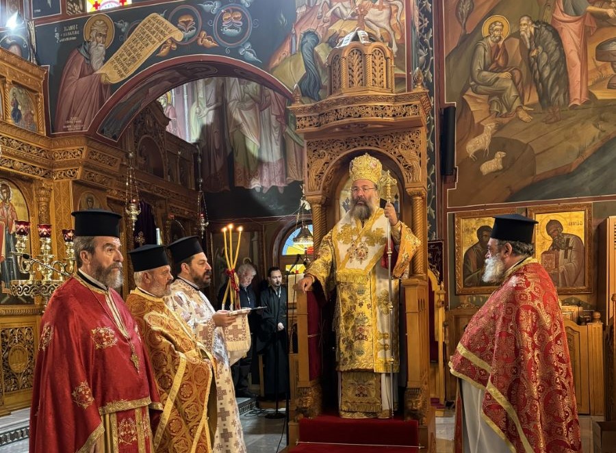 Αρχιερατική Θεία Λειτουργία στον Ι.Ν. Αγίων Τεσσάρων Μαρτύρων στο Ρέθυμνο
