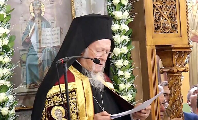 Η Πατριαρχική ομιλία στον Καθεδρικό Ναό της Μητροπόλεως Ν. Ιωνίας