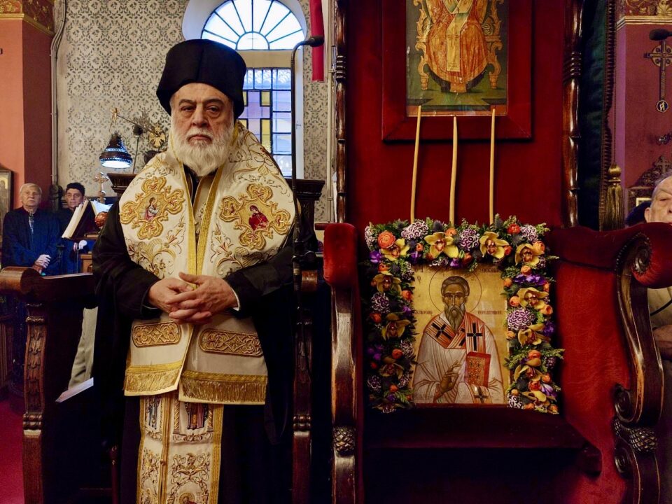 Η μνήμη του αγίου Θεωνά στην Πατριαρχική Μονή αγίας Αναστασίας της Φαρμακολυτρίας